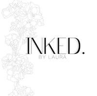 the logo for inked by laura